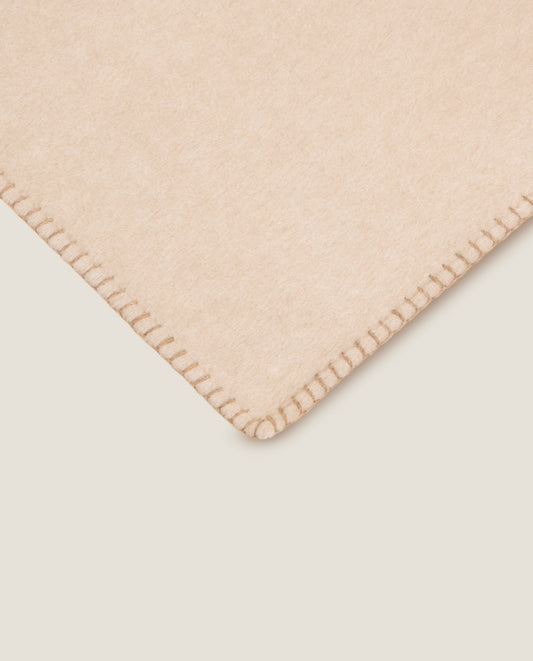 Sellerie Nocciola - Plaid in Soft Bamboo GRS con Punto Cavallo Sellerie