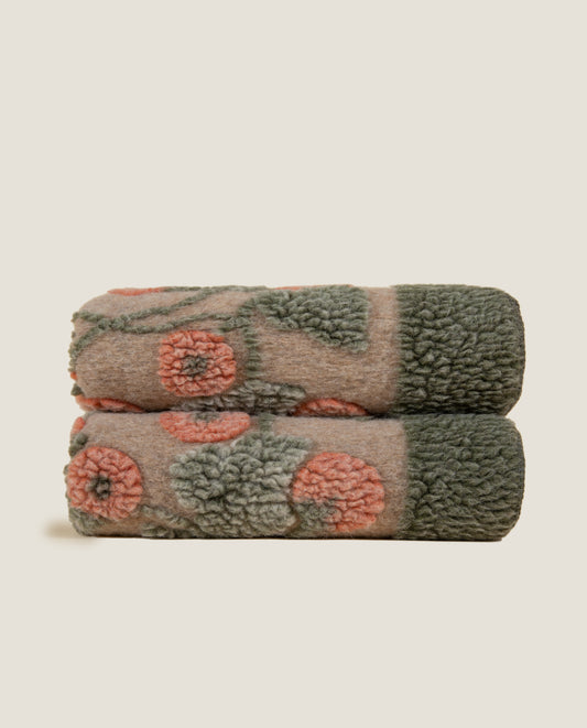 Armonia Apricot - Plaid in Soft Alpaca