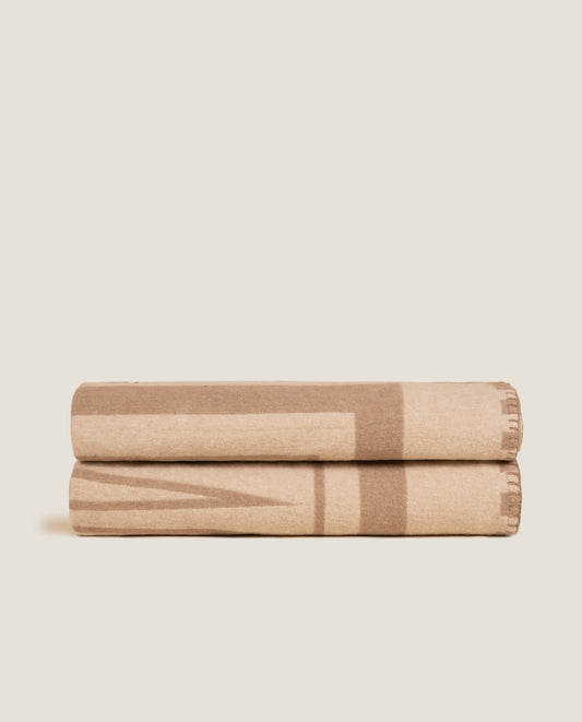 Cheval – Plaid Tessuto in Cotone con Punto Cavallo Sellerie