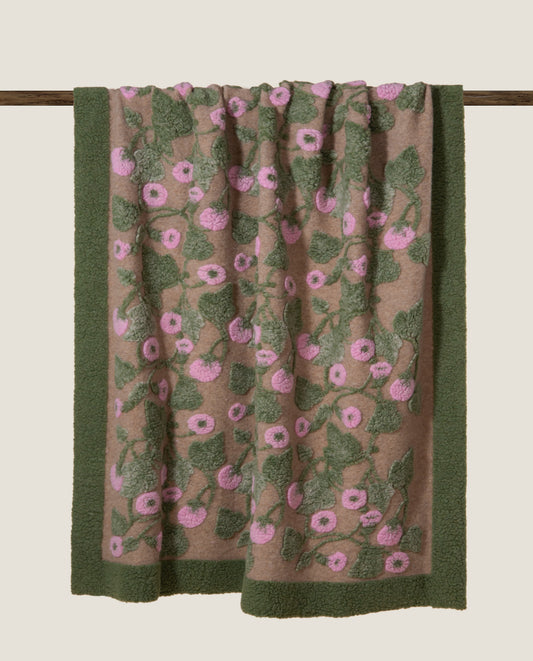 Armonia Rosa - Plaid in Lana Cotta