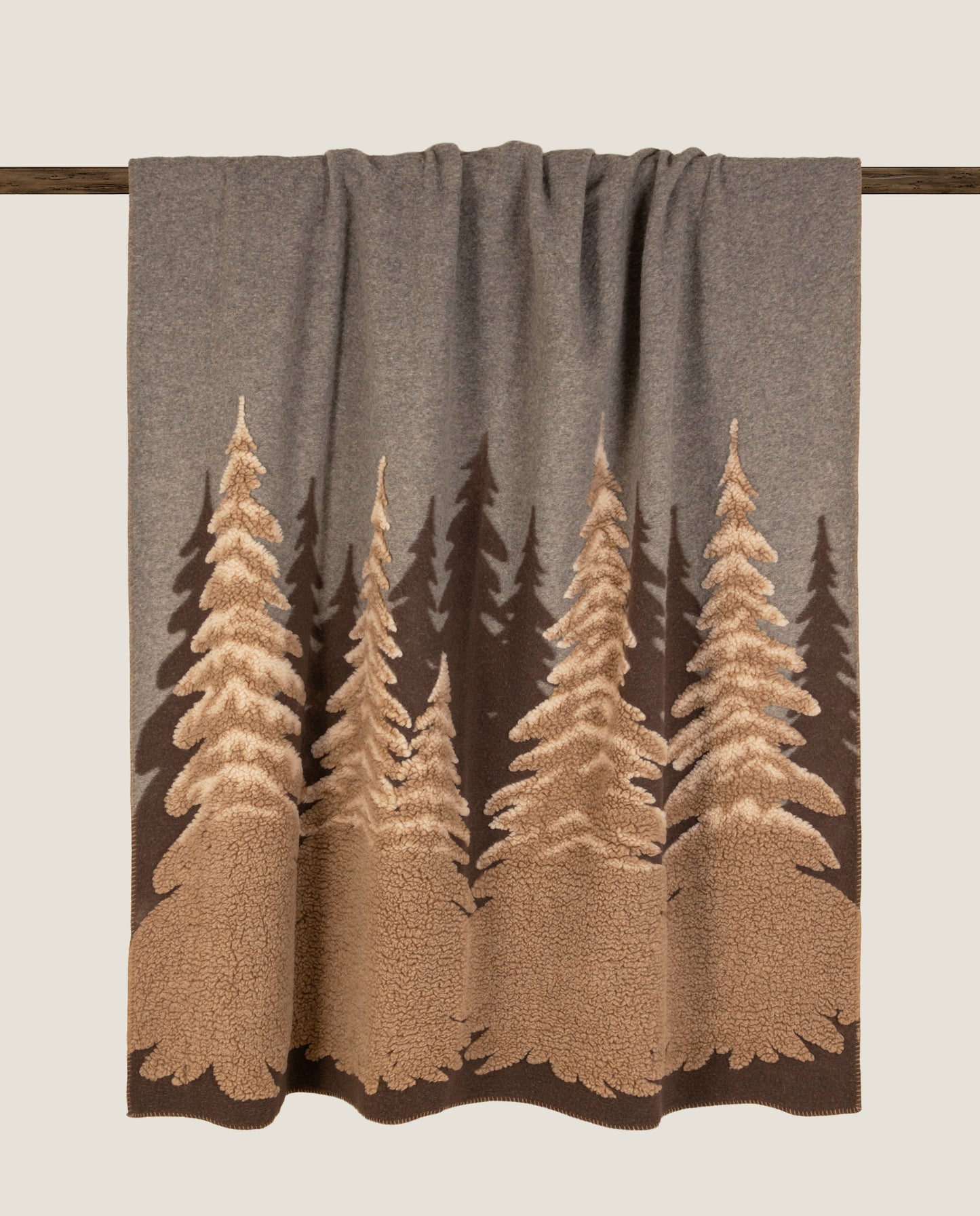 Bosco Grigio – Plaid in Lana Cotta Essential
