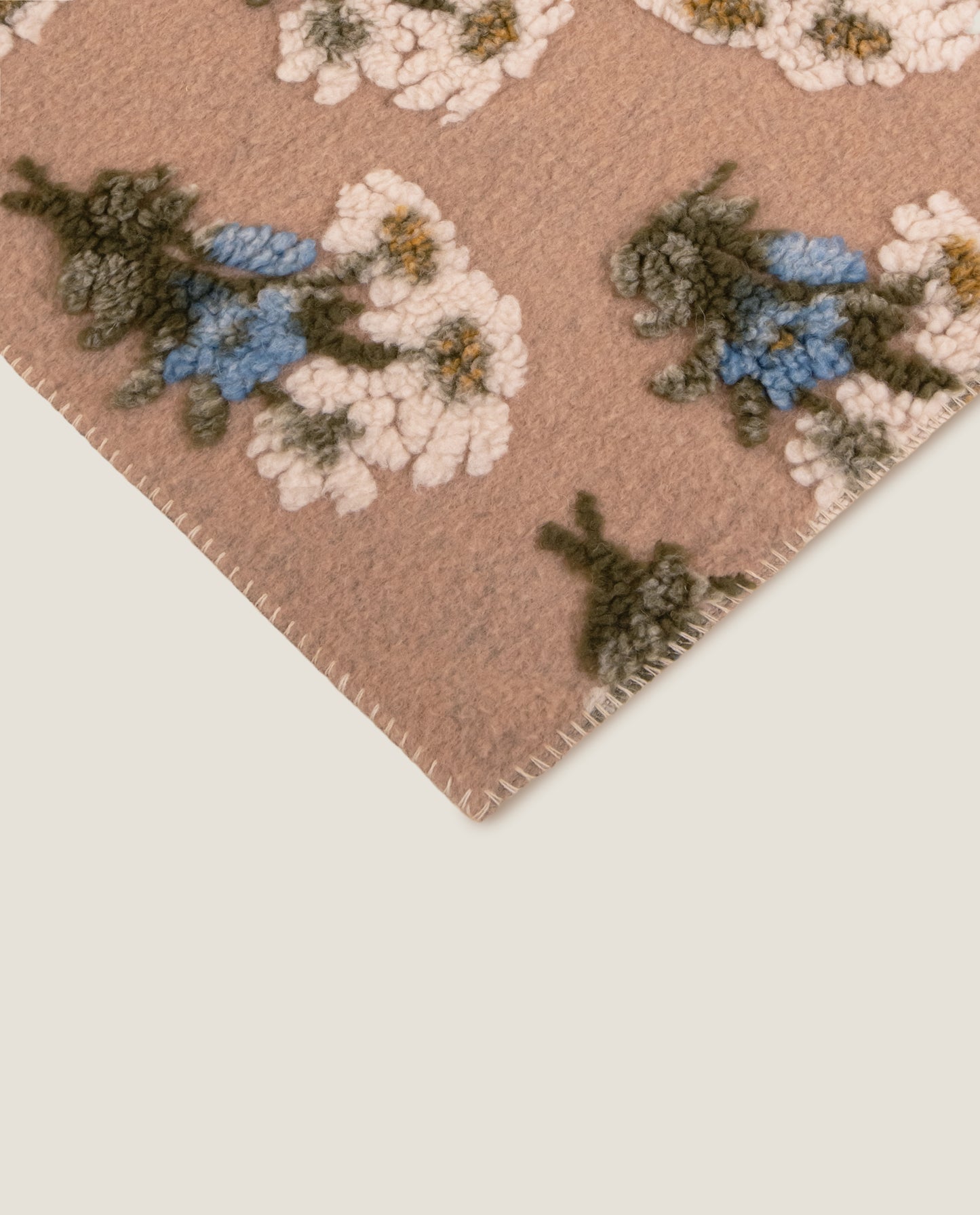Bunch Of Flowers Beige – Easy Boiled Wool Plaid