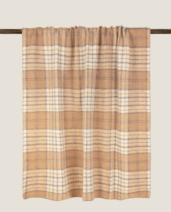 Mary Tartan Beige – Plaid in Lana Cotta Piana Essential