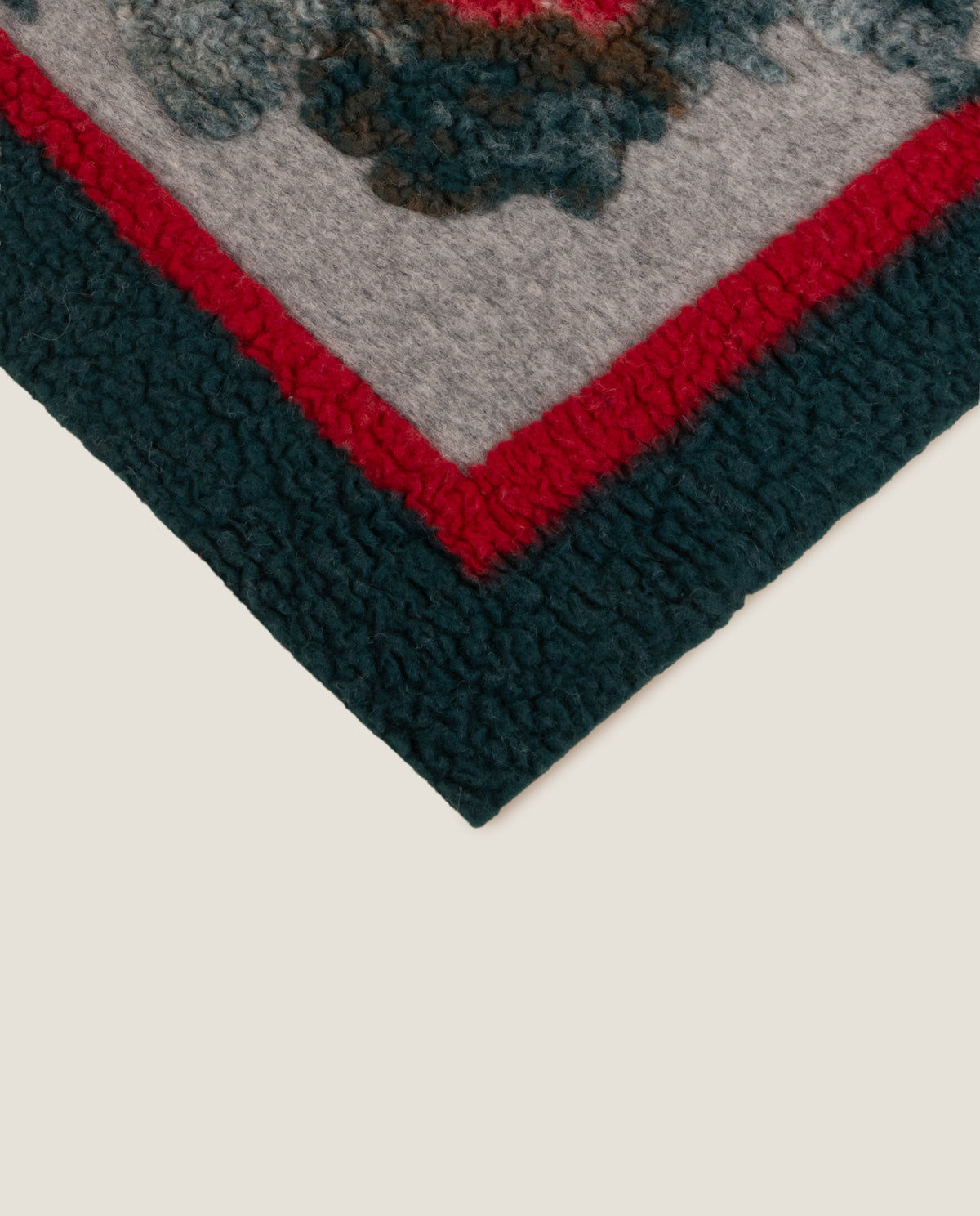 Greenery - Merino Boiled Wool Plaid