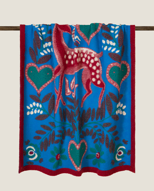 Love Kiss Me Deer - Plaid in Lana Cotta