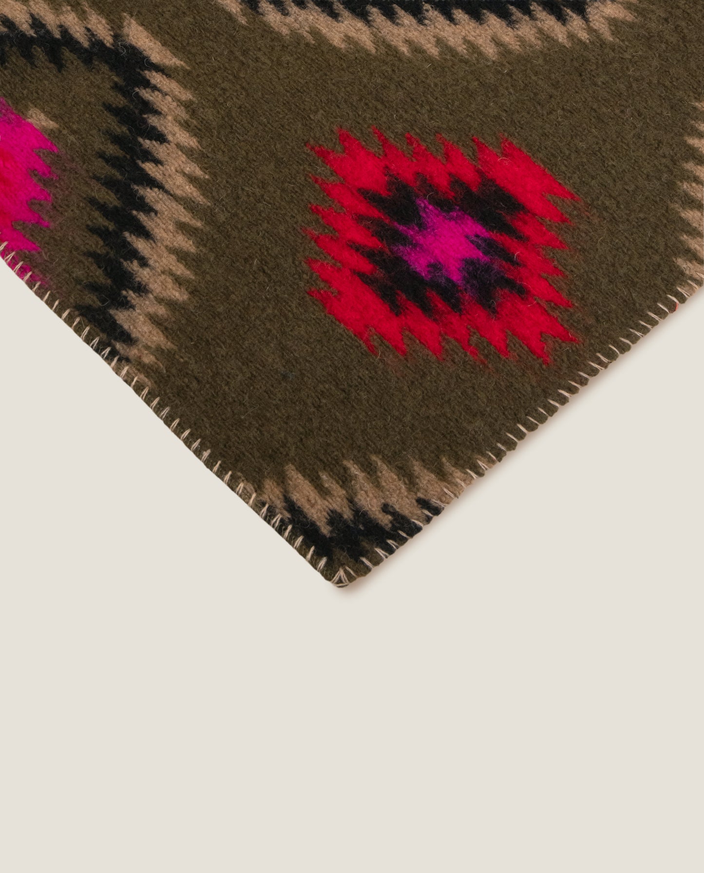 plaid in lana cotta piana