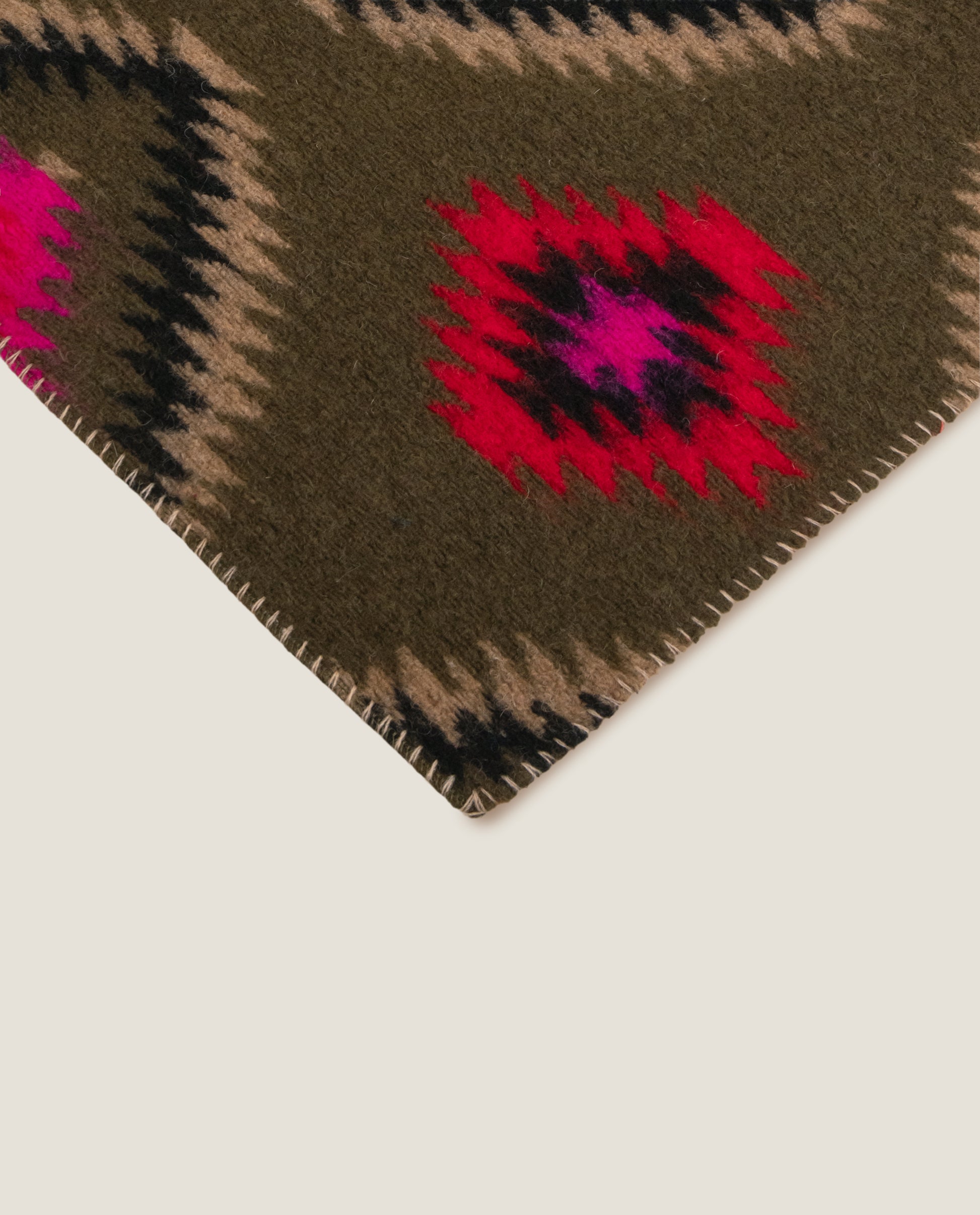 plaid in lana cotta piana