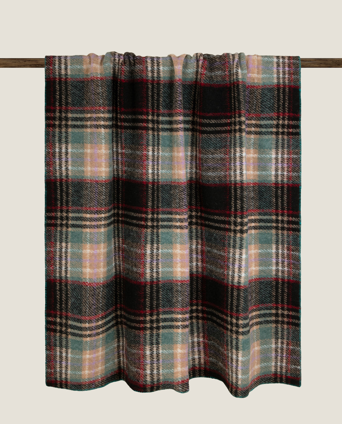 Mary Green Tartan – Plain Boiled Wool Throw
