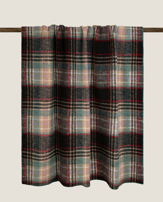 Mary Tartan Teal – Plaid in Lana Cotta Piana Essential