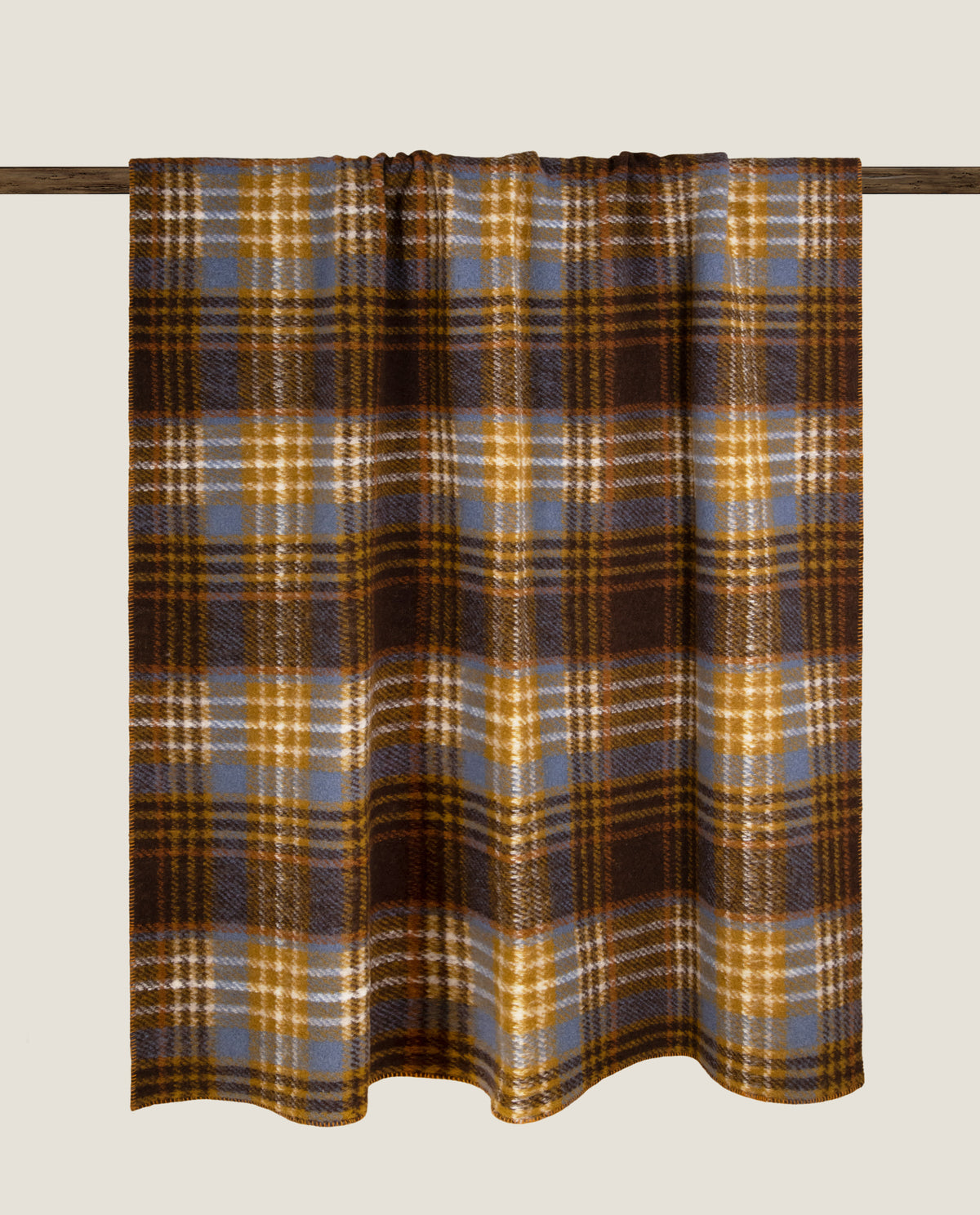 Mary Green Tartan – Plain Boiled Wool Throw