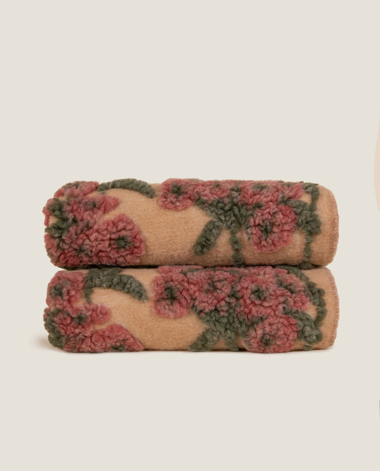 Old Flower - Plaid in Lana Cotta Essential