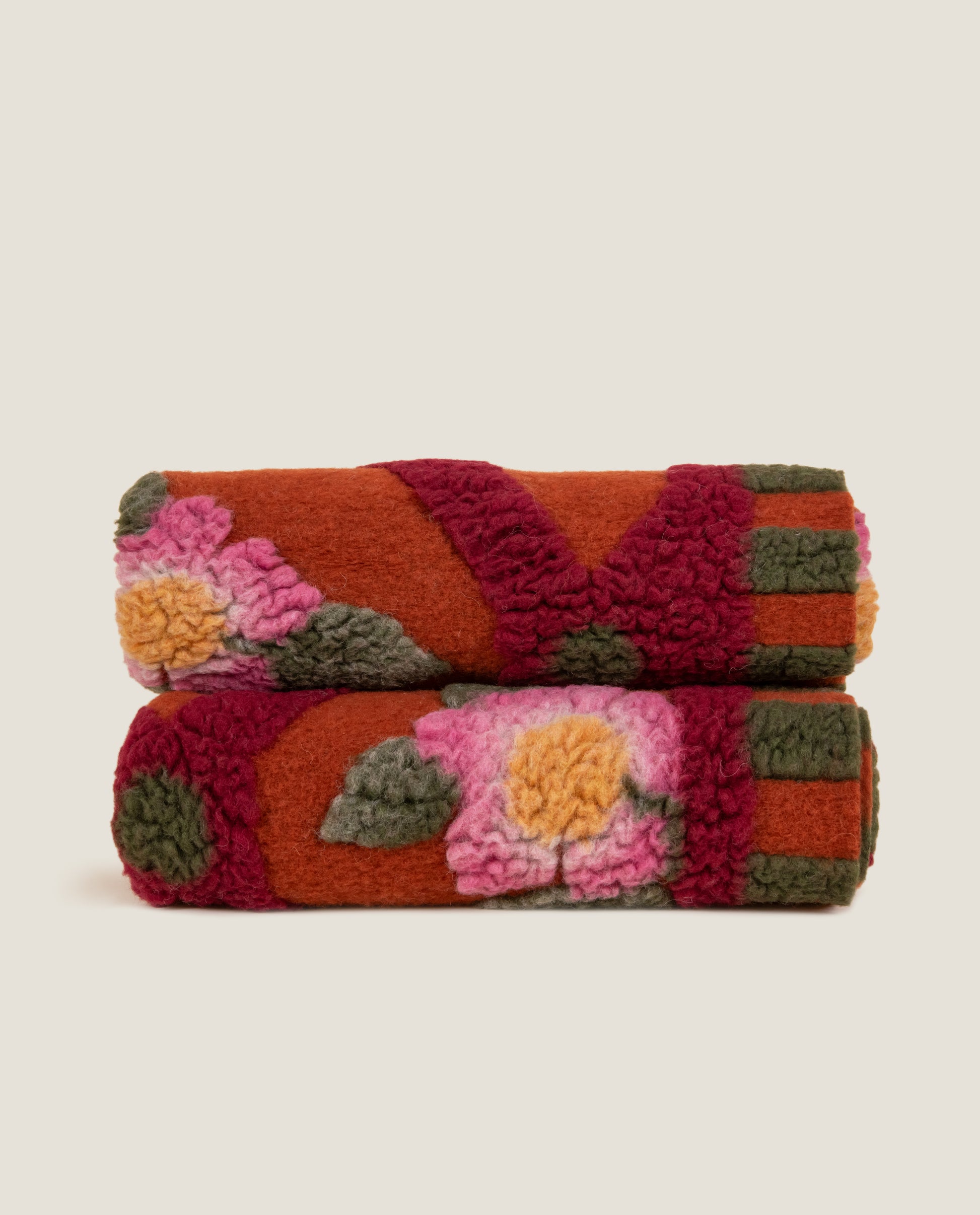 plaid in lana cotta merinos