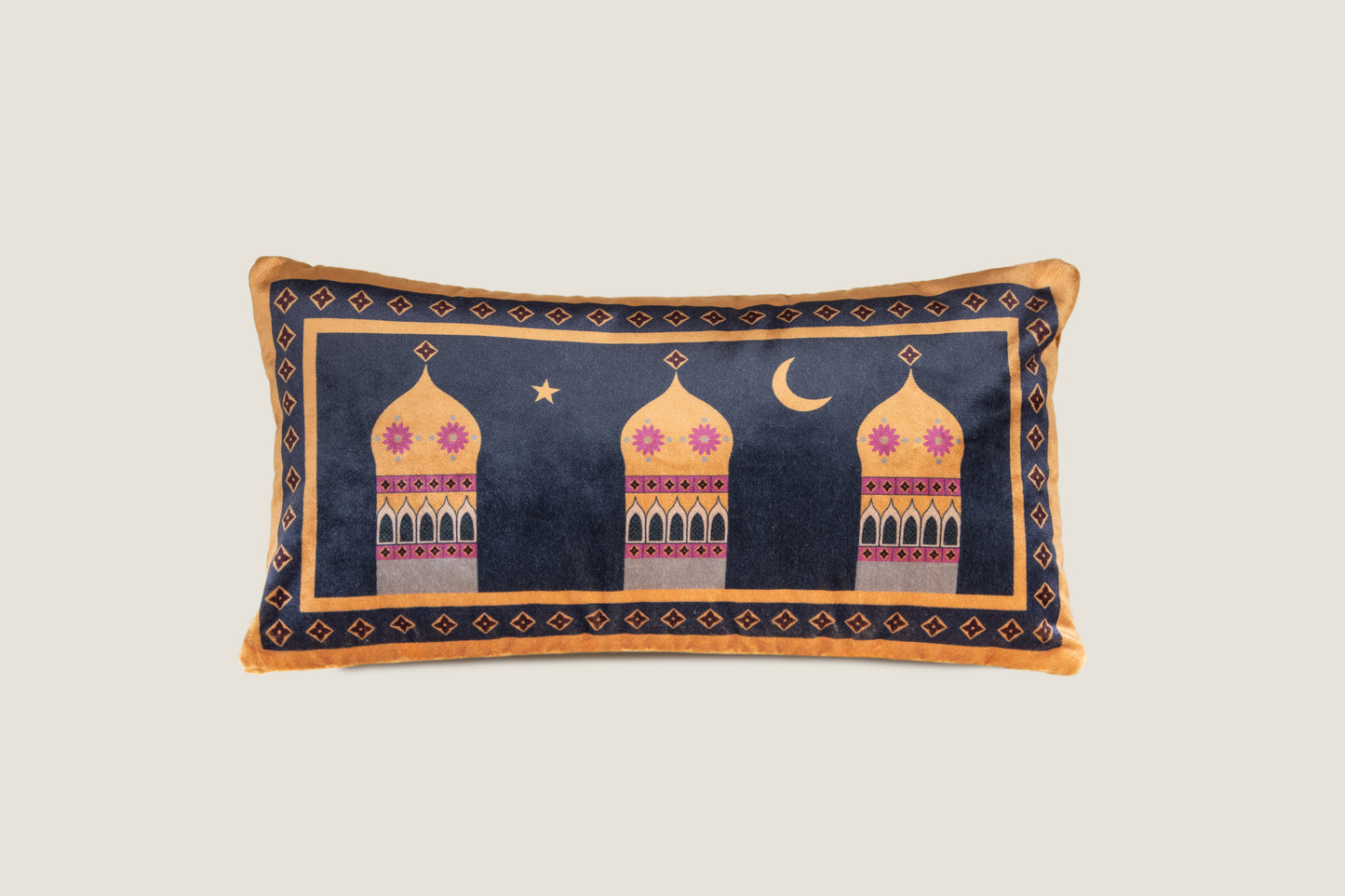 Miraggio - Printed Velvet Cushion