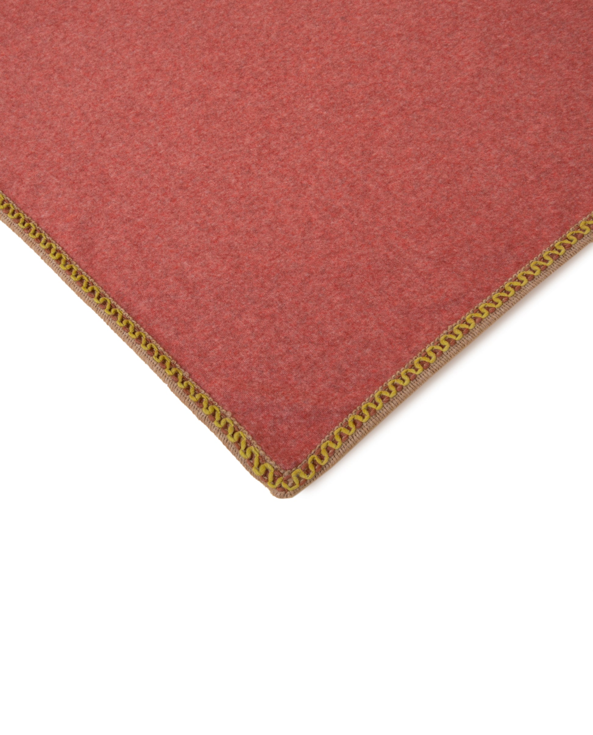 plaid in soft bamboo grs con cornice cocò color lava