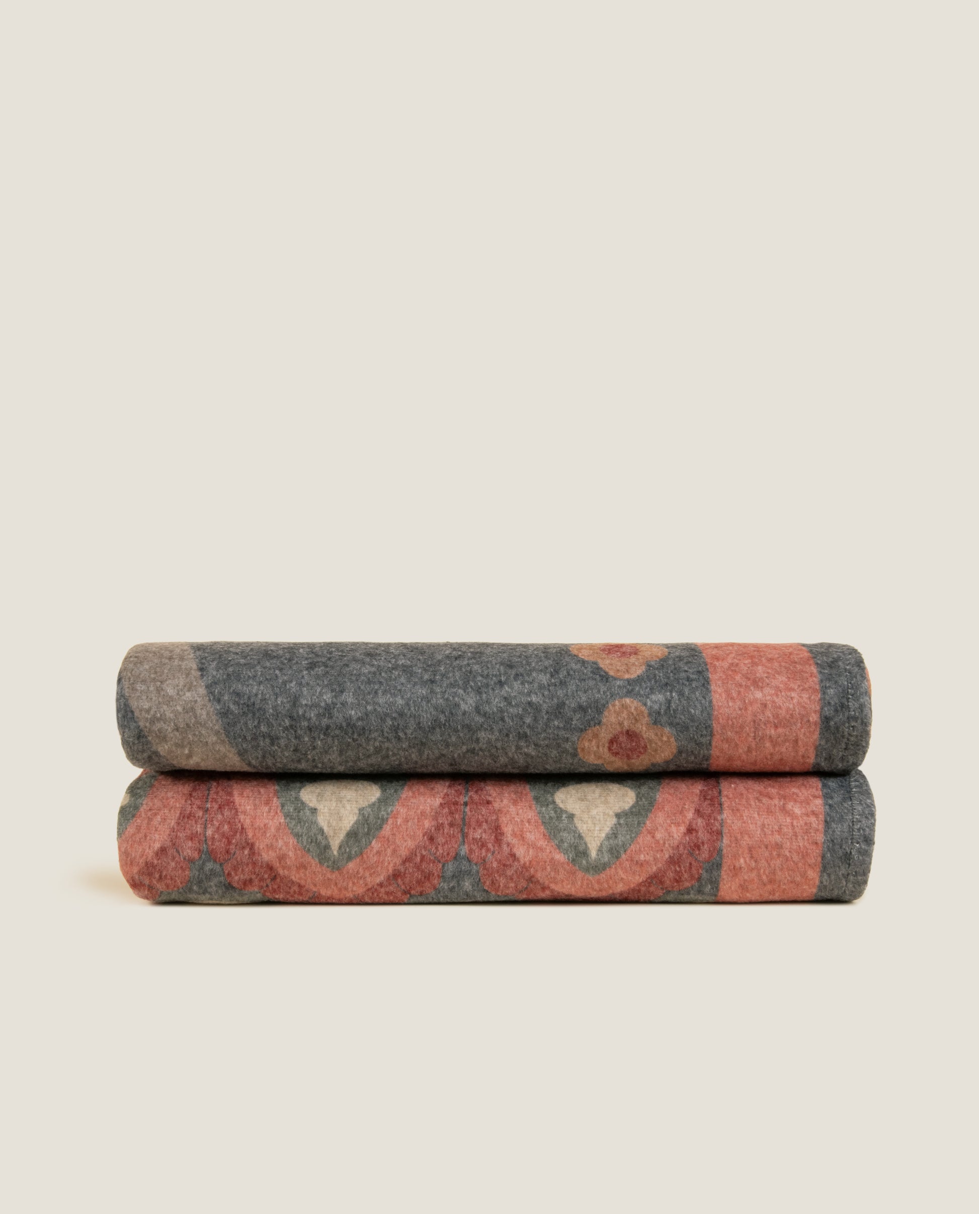 plaid in soft bamboo stampato