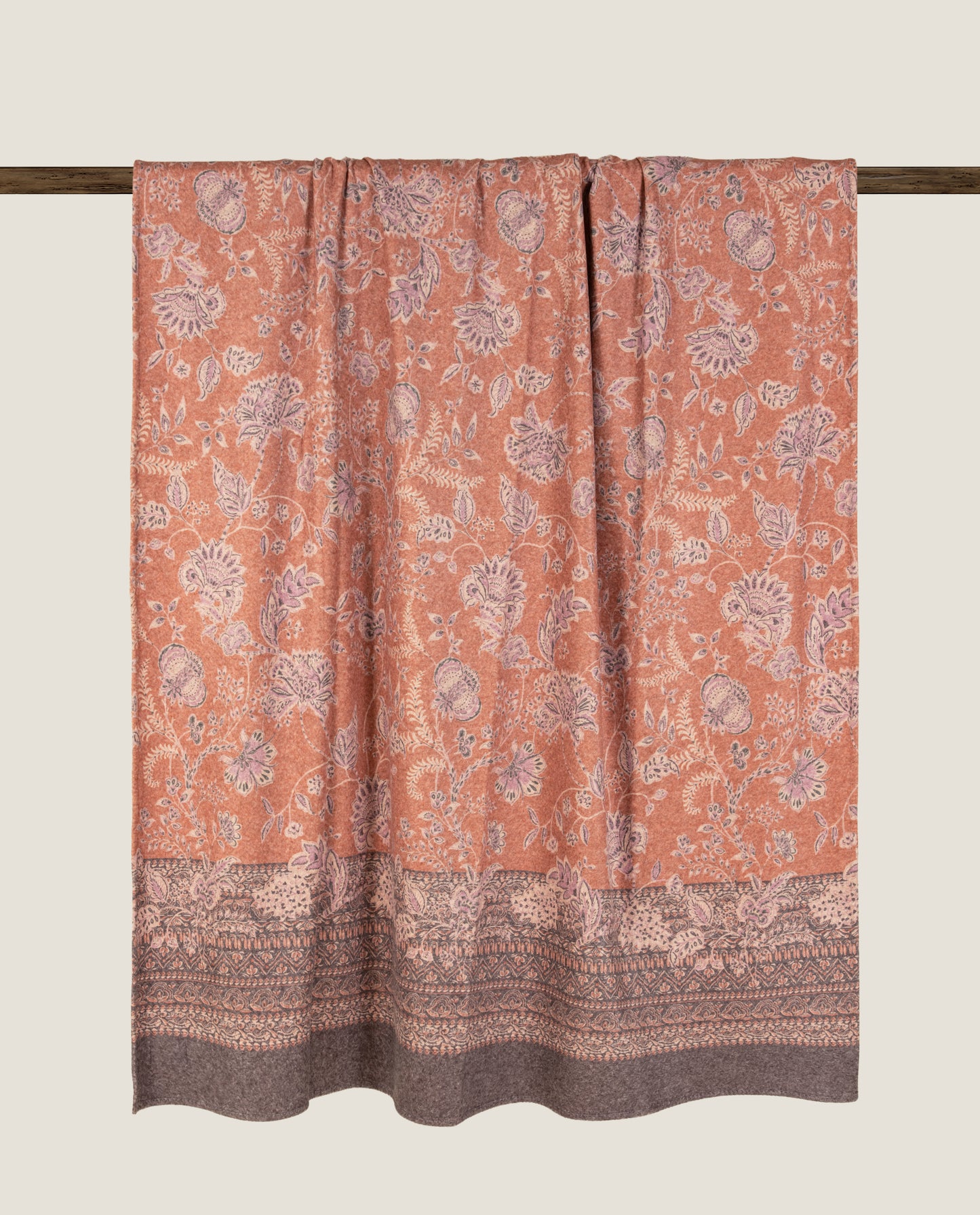 plaid in soft bamboo stampato