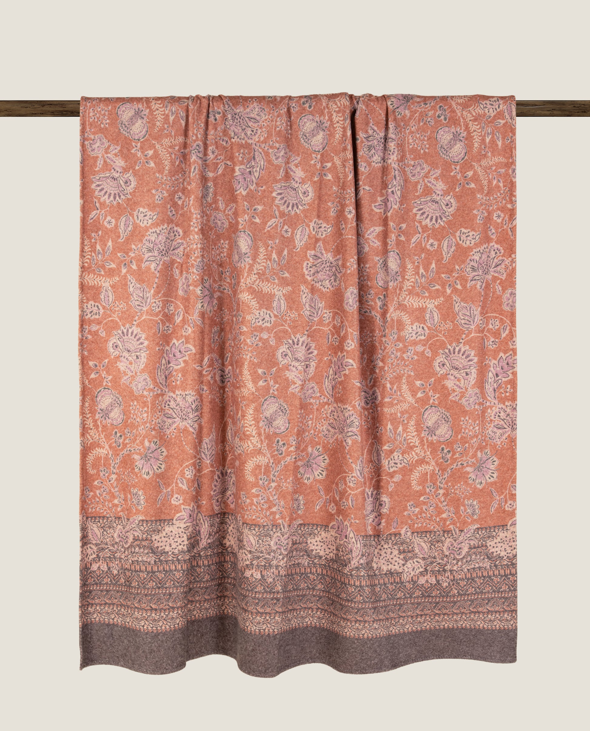 plaid in soft bamboo stampato
