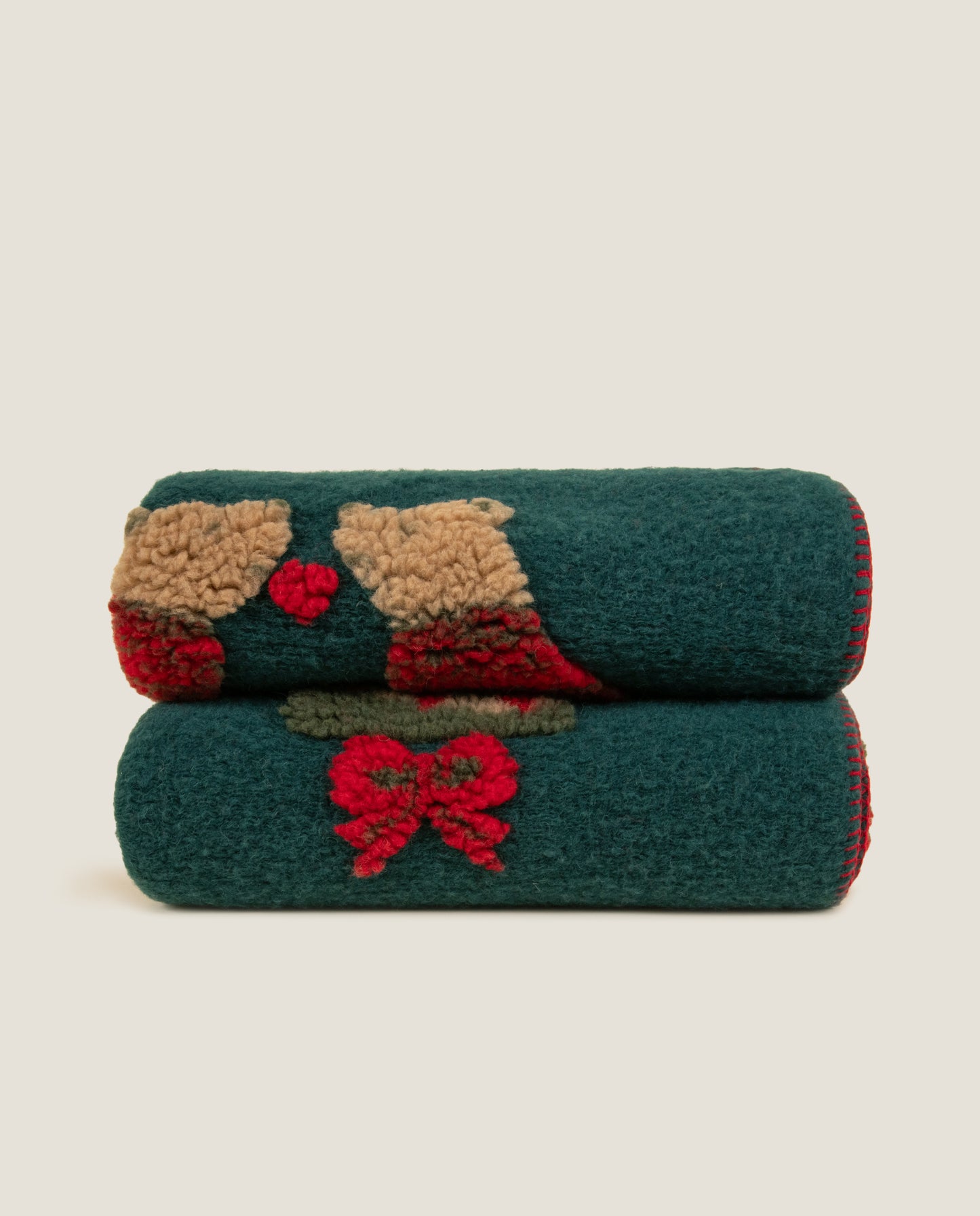 The Bear Christmas - Boiled Wool Plaid Easy