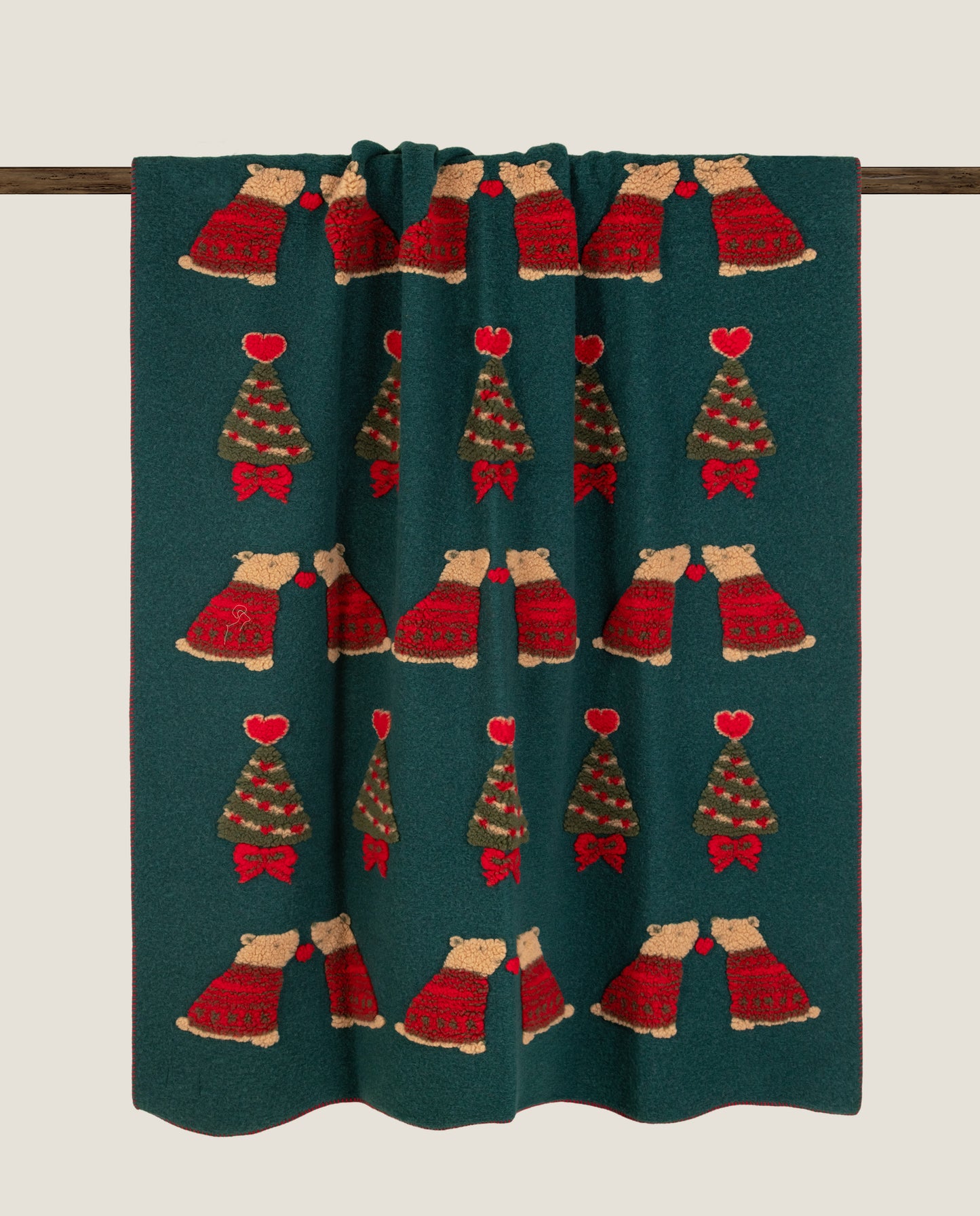The Bear Christmas - Boiled Wool Plaid Easy